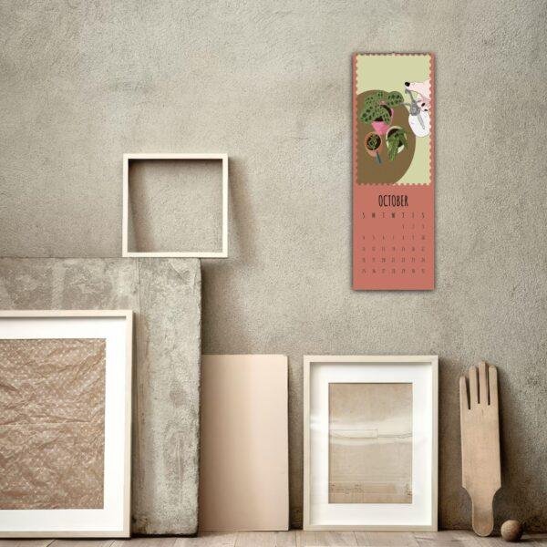 Women Power Monthly Calendar – Wall Calendar, Feminist Art, Empowered Women Gift