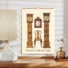 Victorian Calendar Bohemian Chic – Cottage Style Decor, Mid-Century, Antique Art, Thoughtful Gift
