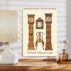 Victorian Calendar Bohemian Chic – Cottage Style Decor, Mid-Century, Antique Art, Thoughtful Gift