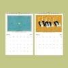 Victorian Calendar Bohemian Chic – Cottage Style Decor, Mid-Century, Antique Art, Thoughtful Gift
