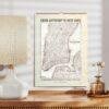 Antique World Map Calendar – Vintage Cartography, Country Atlas, Semi-Glossy Paper