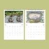 Antique World Map Calendar – Vintage Cartography, Country Atlas, Semi-Glossy Paper