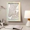 Antique World Map Calendar – Vintage Cartography, Country Atlas, Semi-Glossy Paper