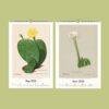 Botanical Calendar – Cactus Gallery Art, Cacti Illustration, Plant Artwork, Semi-Glossy Paper