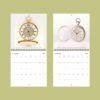 Pocket Watch Wall Calendar - Vintage Steampunk Horology Art