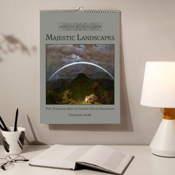 Caspar David Friedrich Wall Calendar – Landscape Painting, Romantic Art Gift, Semi-Glossy Paper
