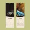 Citroën 2CV Wall Calendar Slimeline - Classic French Car, Vintage Auto Art, Deux Chevaux Photography