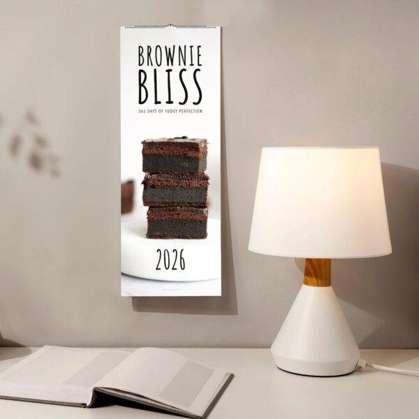 Brownie Calendar – Chocolate Fudge Wall Calendar for Brownie Lovers, Bakers & Chocolate Enthusiasts, 12 Months of Fudgy Bliss