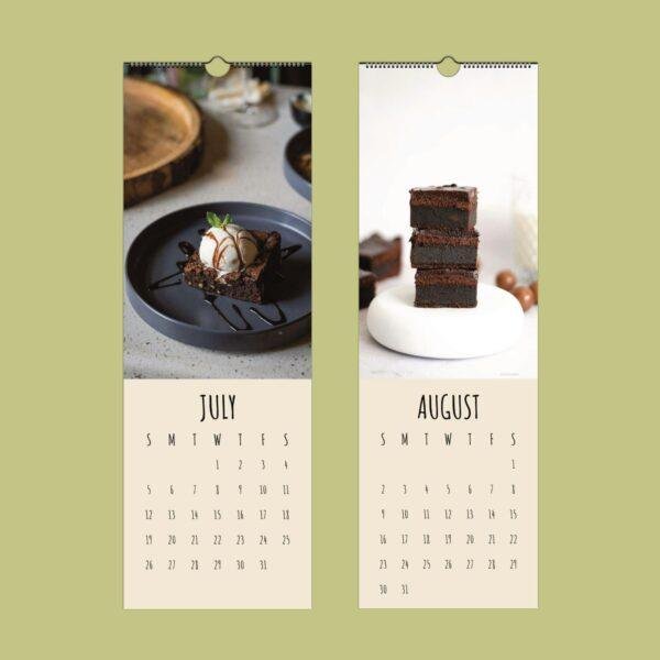 Brownie Calendar – Chocolate Fudge Wall Calendar for Brownie Lovers, Bakers & Chocolate Enthusiasts, 12 Months of Fudgy Bliss
