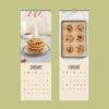 Cookie Calendar - Wall Calendar with Gourmet Cookie Art, Unique Gift, Cookies Near Me, Chunky Chocolate Chip Decor