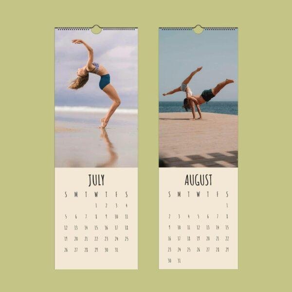 Artistic Wall Calendar for Gymnastics Lovers – Unique Athlete Gift, Sports Decor, Inspirational Present with Stunning Photos