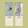 Artistic Wall Calendar for Gymnastics Lovers – Unique Athlete Gift, Sports Decor, Inspirational Present with Stunning Photos