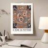 American Folk Art Wall Calendar – Pattern Design, Semi-Glossy Paper