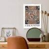 American Folk Art Wall Calendar – Pattern Design, Semi-Glossy Paper