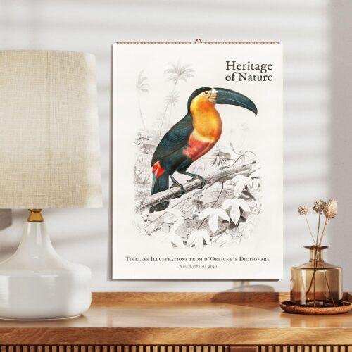 African Wildlife Wall Calendar – French botanist, Charles Henry Dessalines d'Orbigny, earth science