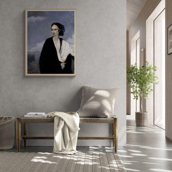 Romaine Brooks – Ida Rubinstein, Female Painter, Lesbian Gift, Art Print