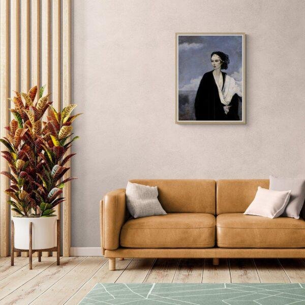 Romaine Brooks – Ida Rubinstein, Female Painter, Lesbian Gift, Art Print