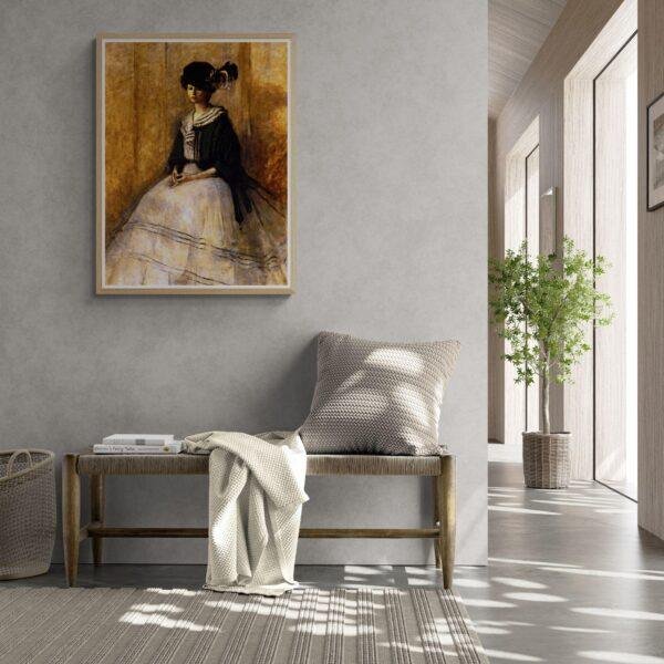 Romaine Brooks – La Veste en Soie Verte, Female Painter, Lesbian Gift, Gallery Matte