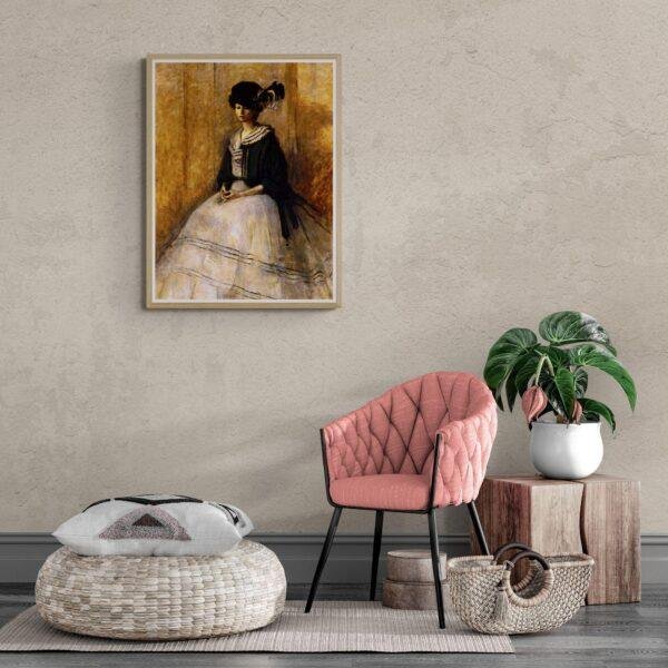 Romaine Brooks – La Veste en Soie Verte, Female Painter, Lesbian Gift, Gallery Matte