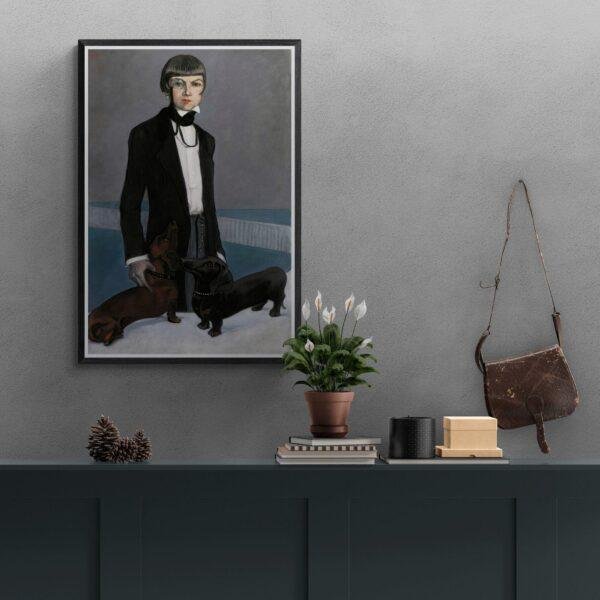 Romaine Brooks – Una Lady Troubridge, Female Painter, Lesbian Gift, Art Print