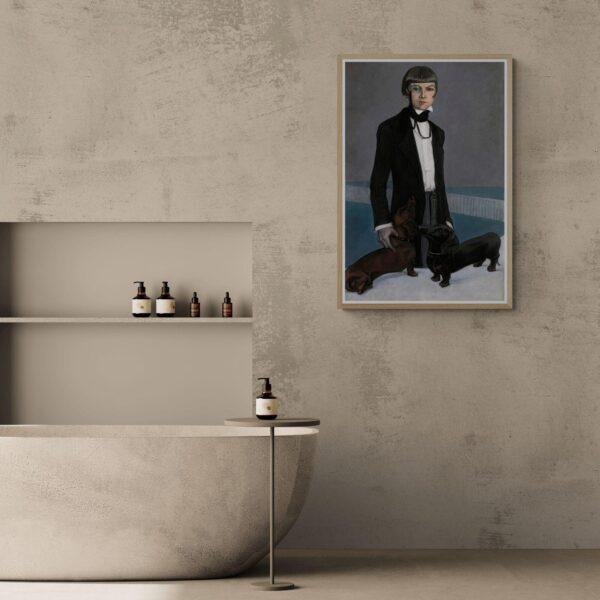 Romaine Brooks – Una Lady Troubridge, Female Painter, Lesbian Gift, Art Print