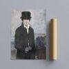 Romaine Brooks – Self-Portrait, Female Painter, Lesbian Gift, Art Print