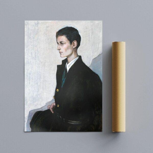 Romaine Brooks – Peter (A Young English Girl), Female Painter, Lesbian Gift, Art Print