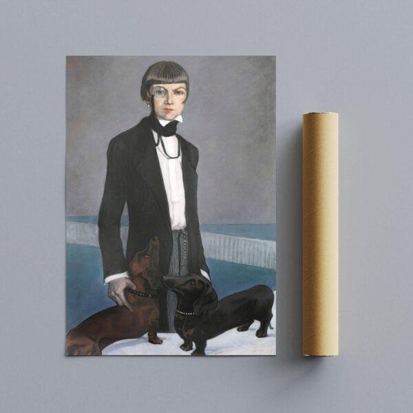 Romaine Brooks – Una Lady Troubridge, Female Painter, Lesbian Gift, Art Print