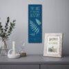 Blue Cyanotype Fern Wall Calendar Slimline – Botanical Art Print by Ella Hurd