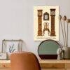 Victorian Calendar Bohemian Chic – Cottage Style Decor, Mid-Century, Antique Art, Thoughtful Gift