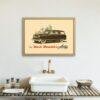 Nash Rambler Classic Car Poster, Vintage American Motors Wall Art, Retro Auto Print, Classic Cars Decor