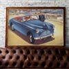Austin A40 Sports Wall Art, Classic British Car Poster, Automobile Art, Retro Car Print for Home or Garage