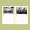 Vintage Race Car Wall Calendar – Antique Race Cars, Petrolhead Gift, Semi-Glossy Paper