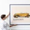 1933 Lincoln Phaeton Poster - Classic American Car Decor