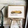 1933 Lincoln Phaeton Poster - Classic American Car Decor