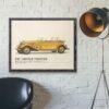 1933 Lincoln Phaeton Poster - Classic American Car Decor