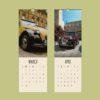 Citroën 2CV Wall Calendar Slimeline - Classic French Car, Vintage Auto Art, Deux Chevaux Photography