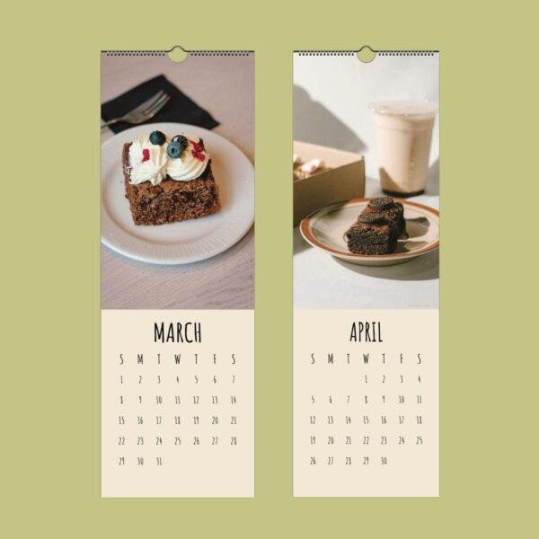 Brownie Calendar – Chocolate Fudge Wall Calendar for Brownie Lovers, Bakers & Chocolate Enthusiasts, 12 Months of Fudgy Bliss
