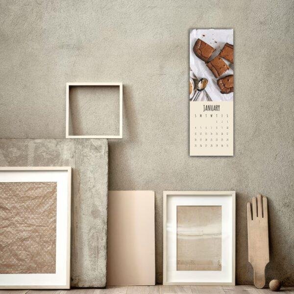 Brownie Calendar – Chocolate Fudge Wall Calendar for Brownie Lovers, Bakers & Chocolate Enthusiasts, 12 Months of Fudgy Bliss
