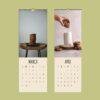 Cookie Calendar - Wall Calendar with Gourmet Cookie Art, Unique Gift, Cookies Near Me, Chunky Chocolate Chip Decor
