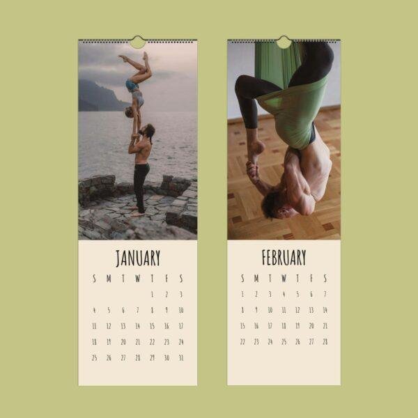 Artistic Wall Calendar for Gymnastics Lovers – Unique Athlete Gift, Sports Decor, Inspirational Present with Stunning Photos