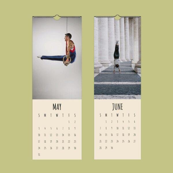 Artistic Wall Calendar for Gymnastics Lovers – Unique Athlete Gift, Sports Decor, Inspirational Present with Stunning Photos