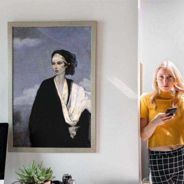 Romaine Brooks – Ida Rubinstein, Female Painter, Lesbian Gift, Art Print