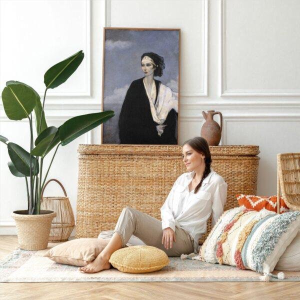 Romaine Brooks – Ida Rubinstein, Female Painter, Lesbian Gift, Art Print
