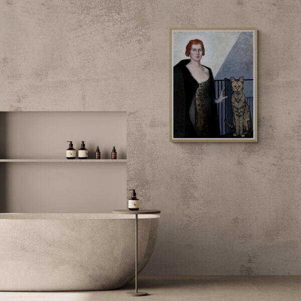 Romaine Brooks – La Baronne Emile D’Erlanger, Female Painter, Lesbian Gift, Art Print