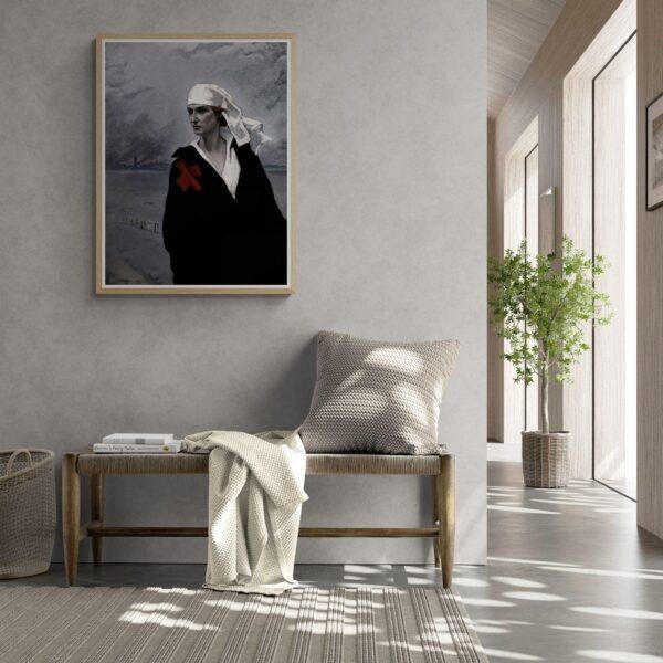 Romaine Brooks – La France Croisée, Female Painter, Lesbian Gift, Art Print