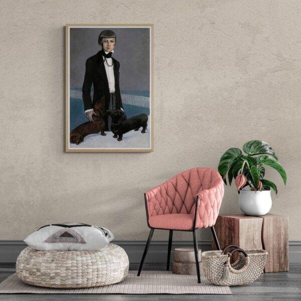 Romaine Brooks – Una Lady Troubridge, Female Painter, Lesbian Gift, Art Print