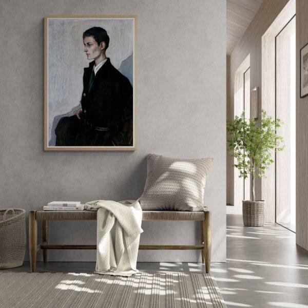 Romaine Brooks – Peter (A Young English Girl), Female Painter, Lesbian Gift, Art Print