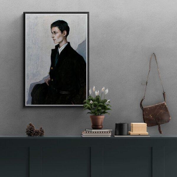 Romaine Brooks – Peter (A Young English Girl), Female Painter, Lesbian Gift, Art Print