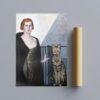 Romaine Brooks – La Baronne Emile D’Erlanger, Female Painter, Lesbian Gift, Art Print
